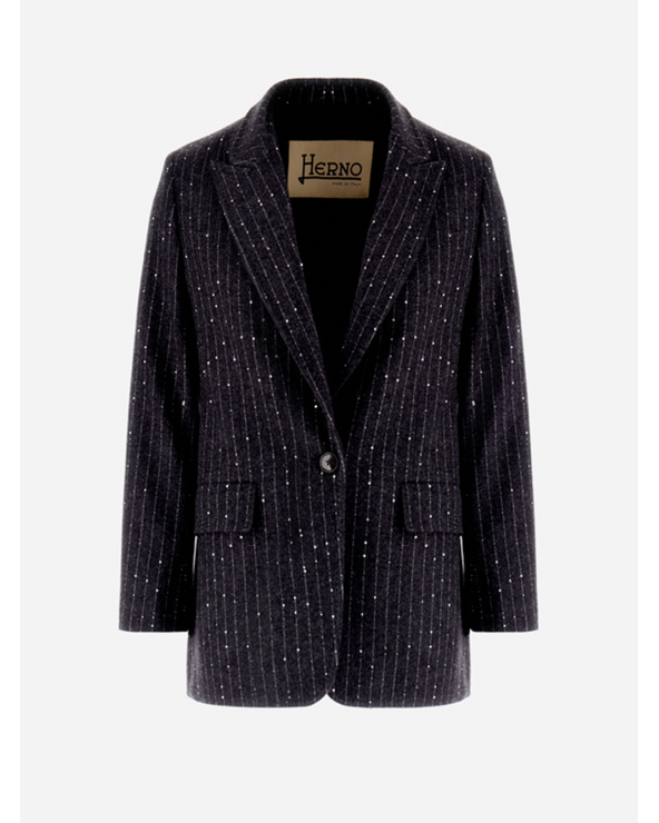 STRIPES LUREX BLAZER