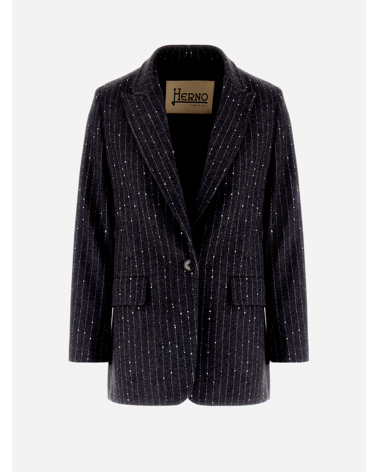 STRIPES LUREX BLAZER