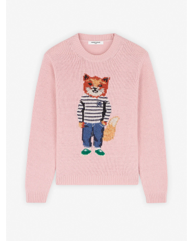 DRESSED FOX INTARSIA PULL