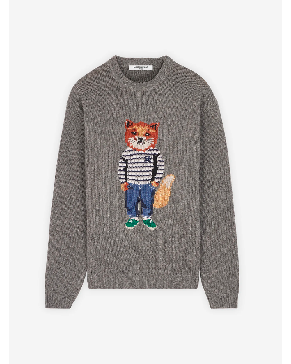 DRESSED FOX INTARSIA JUMPER