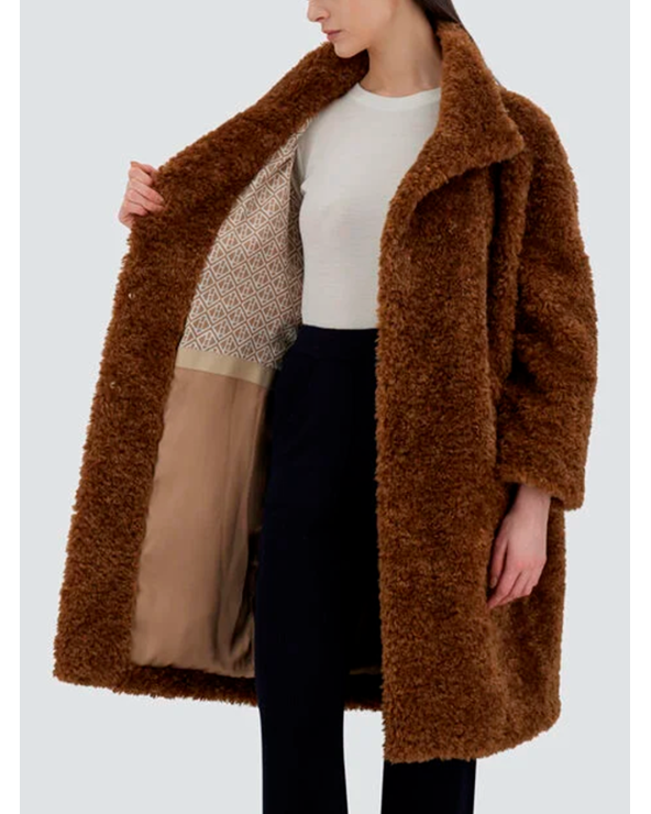 Faux Fur Boucle Herno womans outerwear Girona Platja d'Aro