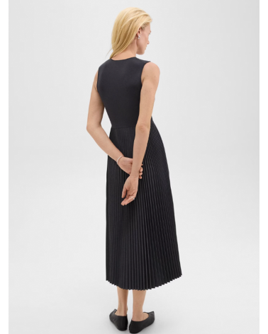 CREW SL PLEATED DRESS