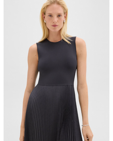 CREW SL PLEATED DRESS