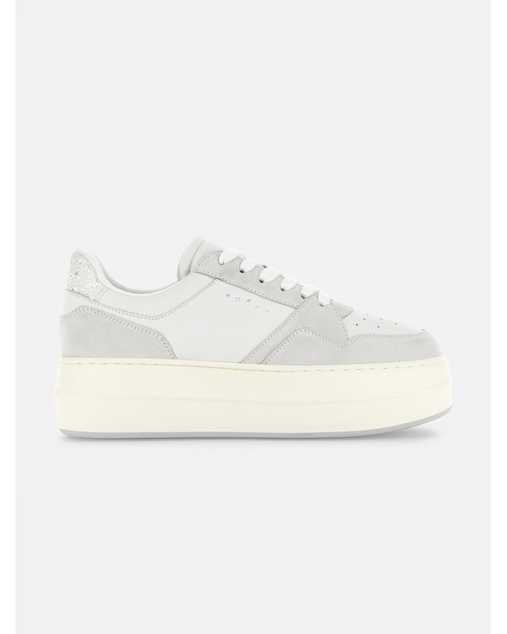 Zapatillas plataforma Hogan deportivas para mujer plata