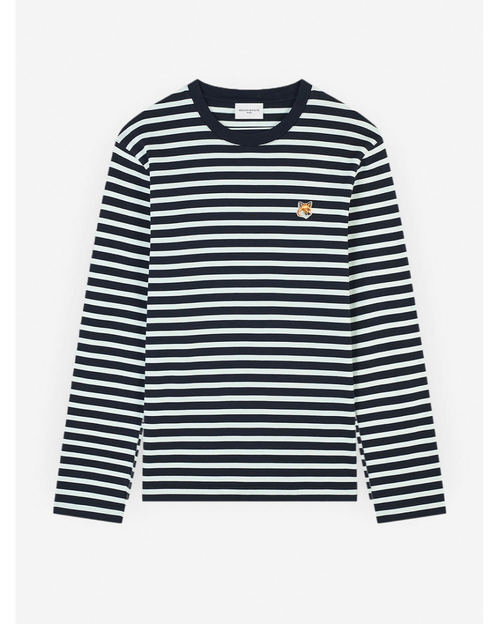 Blue striped tee Maison Kitsuné Girona Platja d'Aro