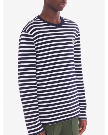 Blue striped tee Maison Kitsuné Girona Platja d'Aro