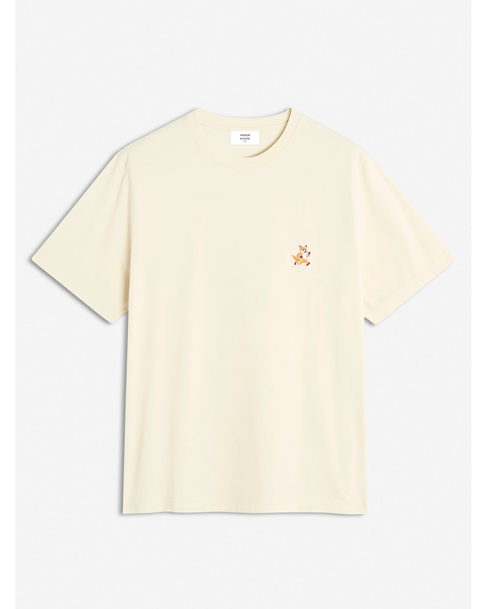 Short-Sleeve Cotton T-Shirt with Embroidered Patch