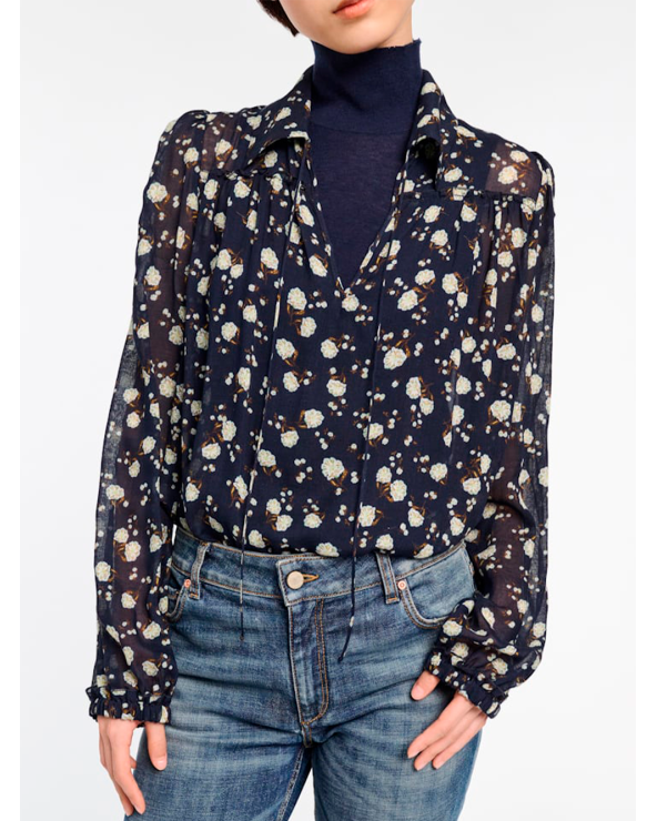 FLORAL VOLUME SHIRT