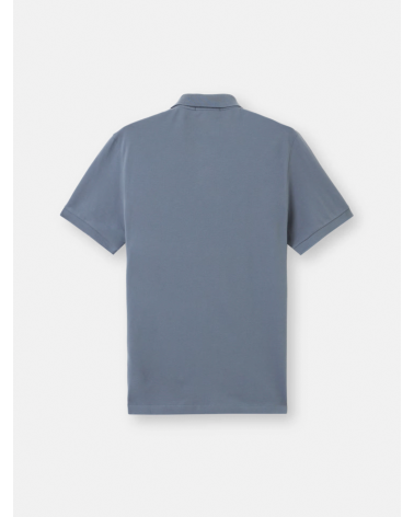 Stretch Piqué Polo with Stone Island Logo