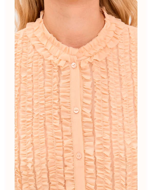 Blusa Adira transparente de seda | Ulla Johnson Girona Platja d'Aro