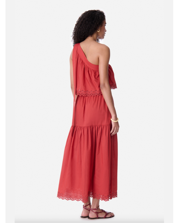 Asymmetrical red Maxi Dress | Vanessa Bruno Girona