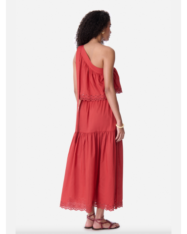 Asymmetrical red Maxi Dress | Vanessa Bruno Girona