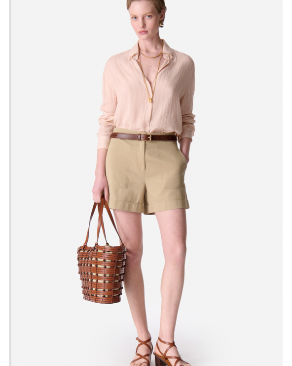 Viscose and cotton long sleeves Vanesa Bruno shirt
