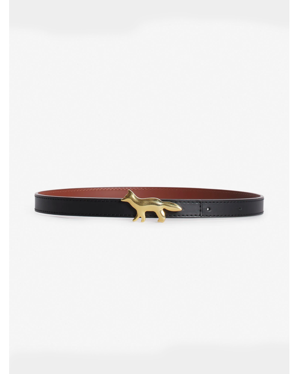 Cinturón reversible zorro dorado Maison Kitsuné | Tiendas moda Girona