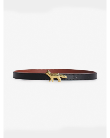 Cinturón reversible zorro dorado Maison Kitsuné | Tiendas moda Girona