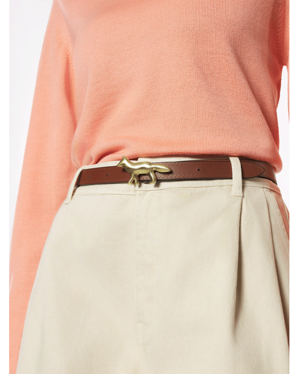 Cinturón reversible zorro dorado Maison Kitsuné | Tiendas moda Girona