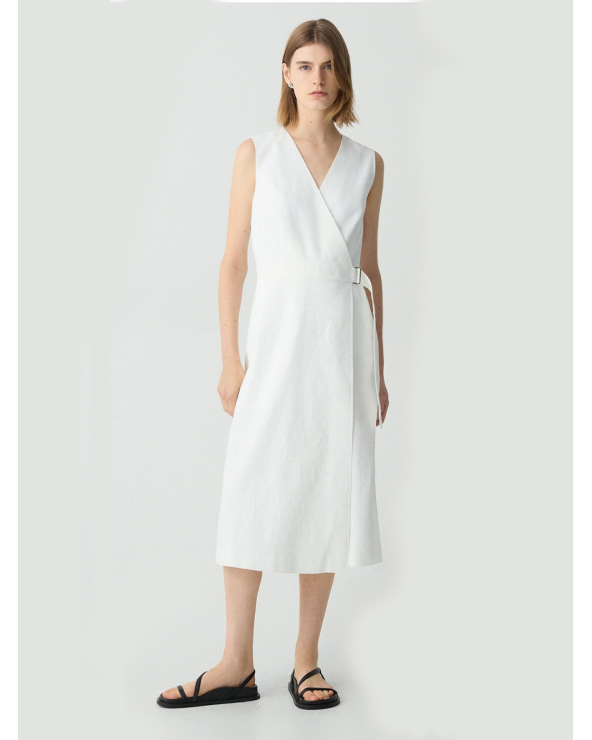 ALINE WRAP DRESS GOOD CRUNCH