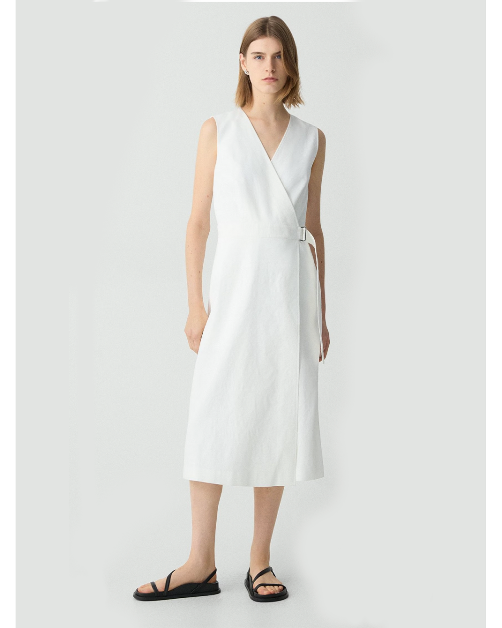 ALINE WRAP DRESS GOOD CRUNCH