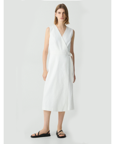 ALINE WRAP DRESS GOOD CRUNCH