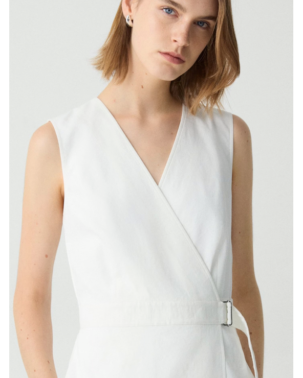 ALINE WRAP DRESS GOOD CRUNCH