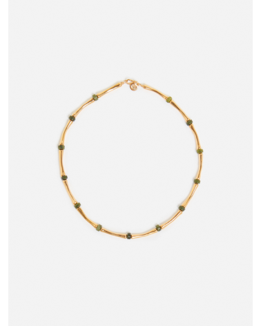 COLLIER PERLES BAMBOU