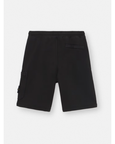 Black White Bermuda Cargo Stone Island Exclusive Girona Store