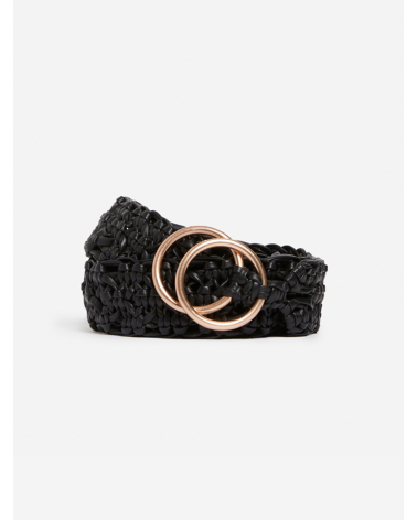 CEINTURE CUIR MACRAME