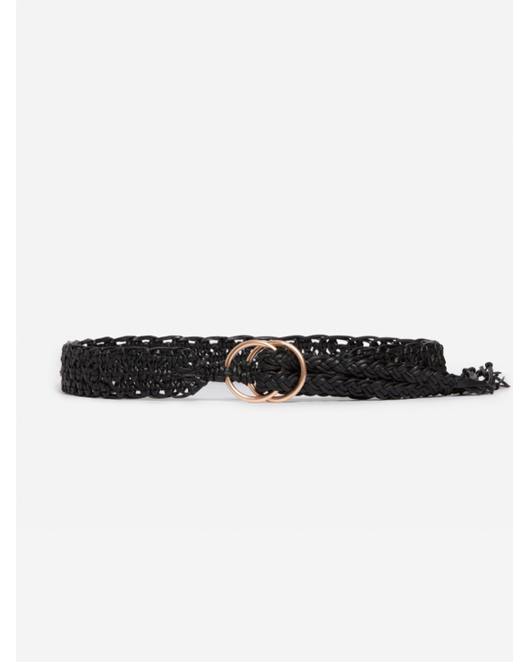 CEINTURE CUIR MACRAME