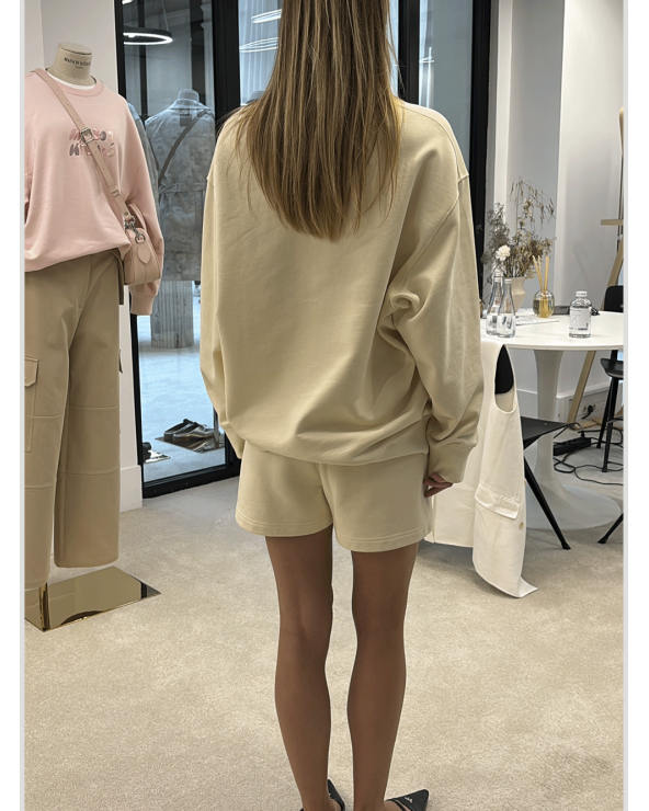 Butter yellow Sweatshirt | Maison Kitsuné Girona Platja d'Aro