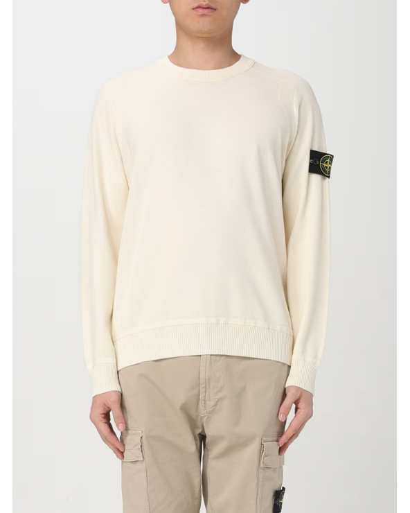COTTON CREW NECK MICRODISEGNO