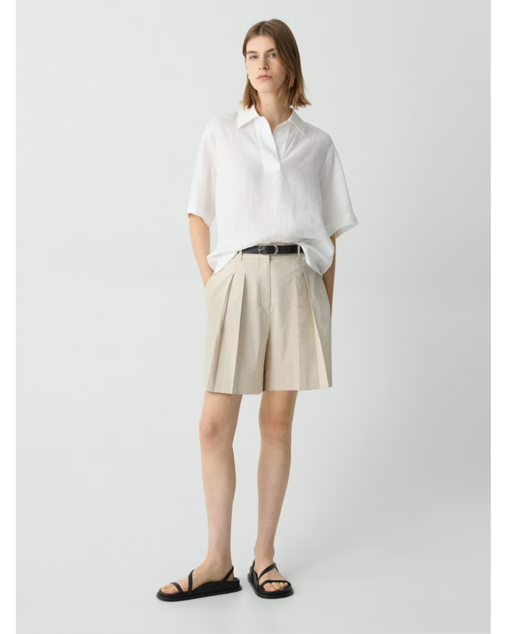 PLEATED SHORT GOOD CRUNCH