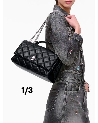 THE QUILTED DUAL CHAIN SHOULDER
