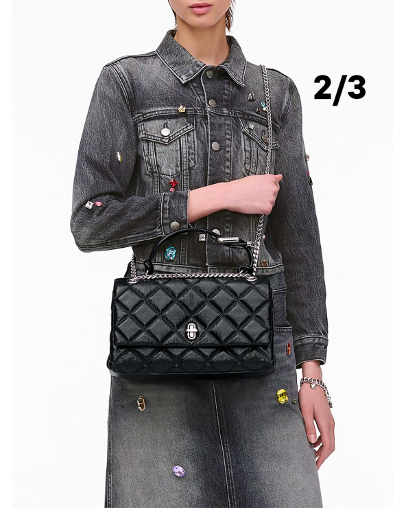 THE QUILTED DUAL CHAIN SHOULDER