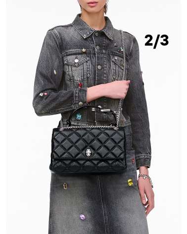 THE QUILTED DUAL CHAIN SHOULDER