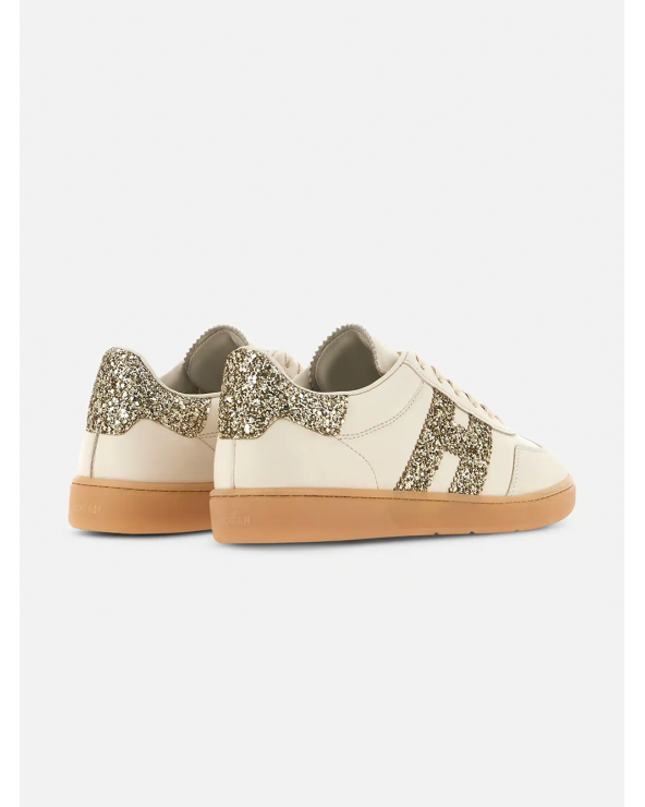 Sneaker Hogan cool donna Gold glitter