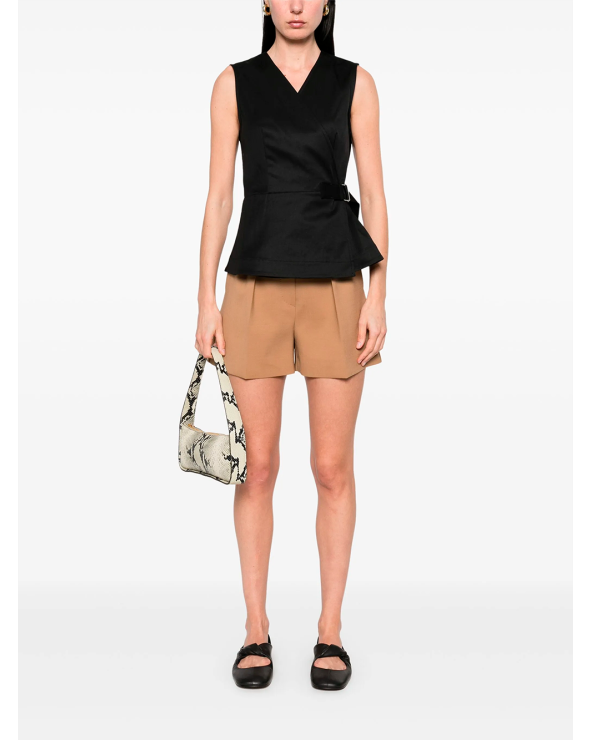 SL V WRAP TOP COTTON