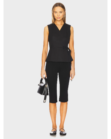 SL V WRAP TOP COTTON