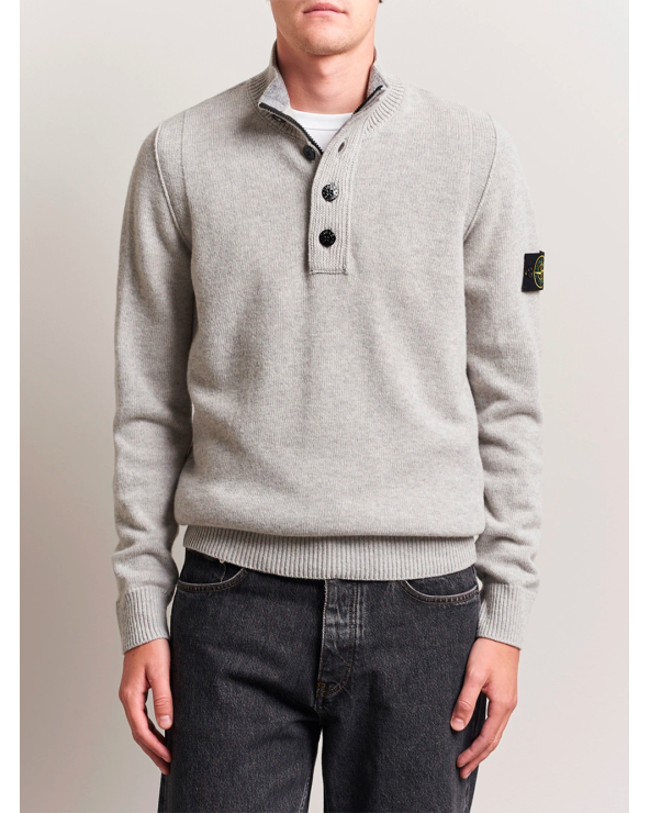 ICONIC WOOL ZIP+BUTTONS PULL