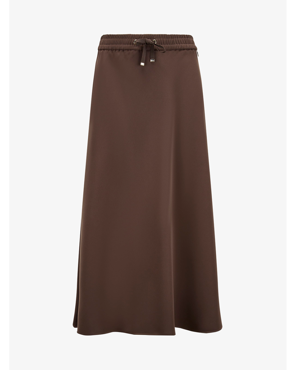 Falda Crepe Marron Camel Herno Girona Platja d’Aro Online