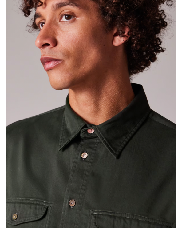 Official Paul Smith Store in Girona | Men Dark green fit garment shirt