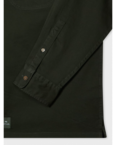 Official Paul Smith Store in Girona | Men Dark green fit garment shirt