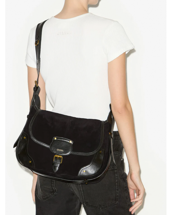 Leather suede crossbody Isabel Marant bag Girona