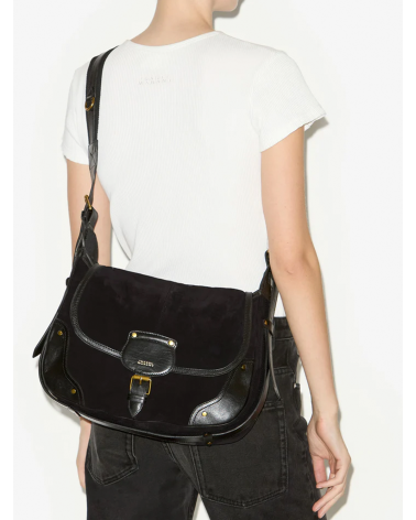 Leather suede crossbody Isabel Marant bag Girona