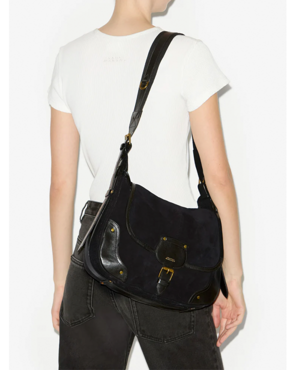 Leather suede crossbody Isabel Marant bag Girona