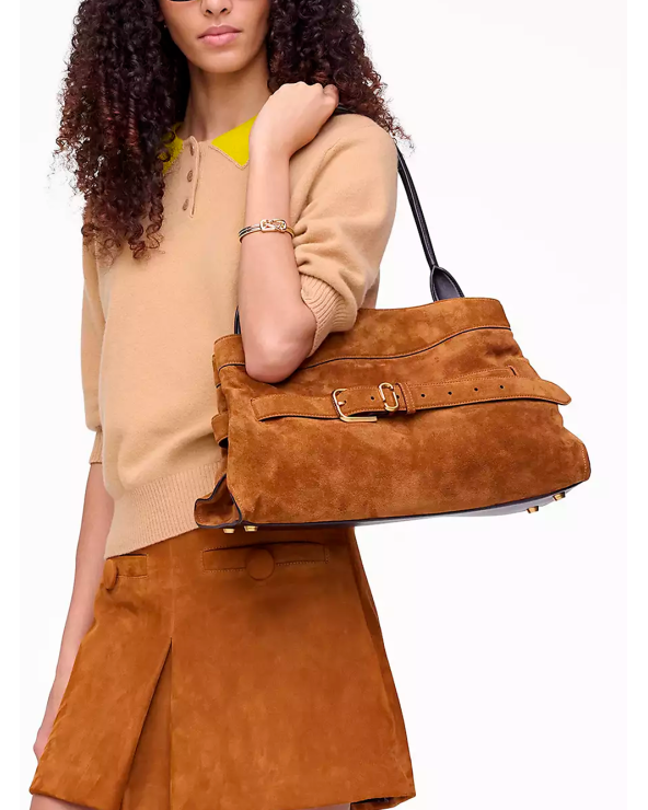 Bolso Satchel de ante Marc Jacobs | Moda de lujo en Girona