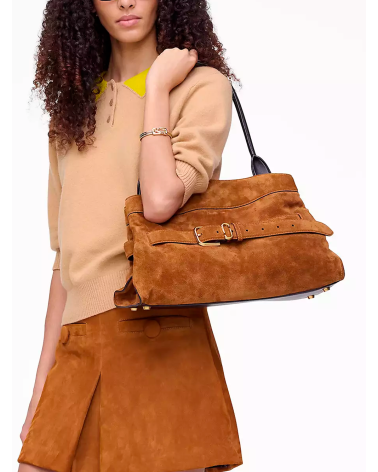 Bolso Satchel de ante Marc Jacobs | Moda de lujo en Girona