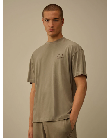 Camiseta algodón logo Fallen Rock | C.P. Company oficial