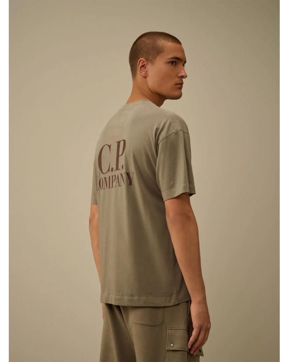 Camiseta algodón logo Fallen Rock | C.P. Company oficial