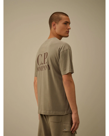 Camiseta algodón logo Fallen Rock | C.P. Company oficial