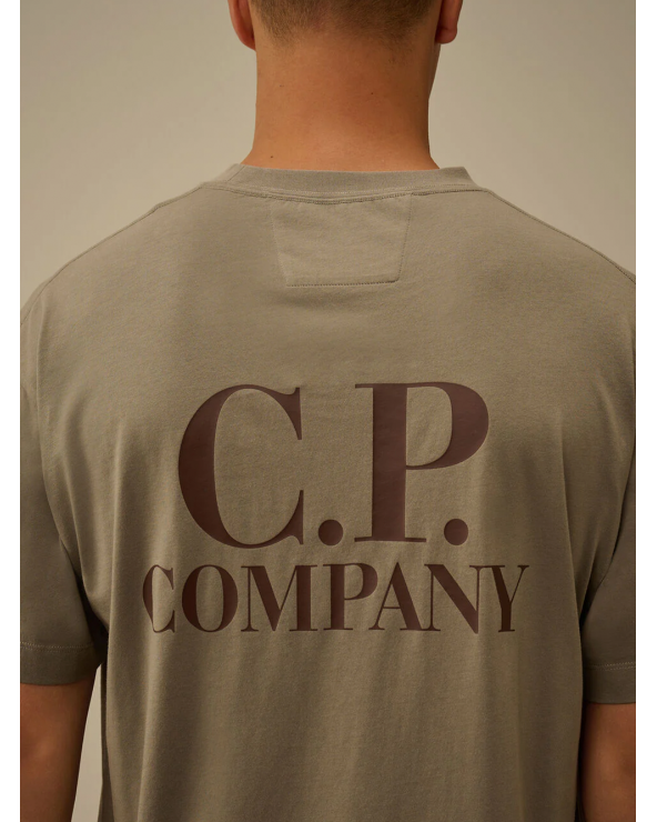 Camiseta algodón logo Fallen Rock | C.P. Company oficial